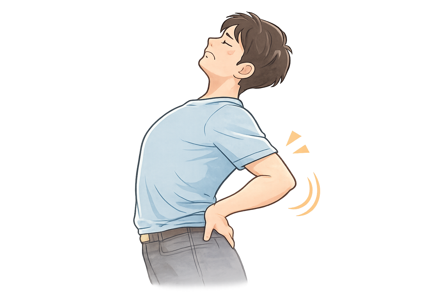 アクル整骨院 | 腰椎分離すべり症 - 胸を張る